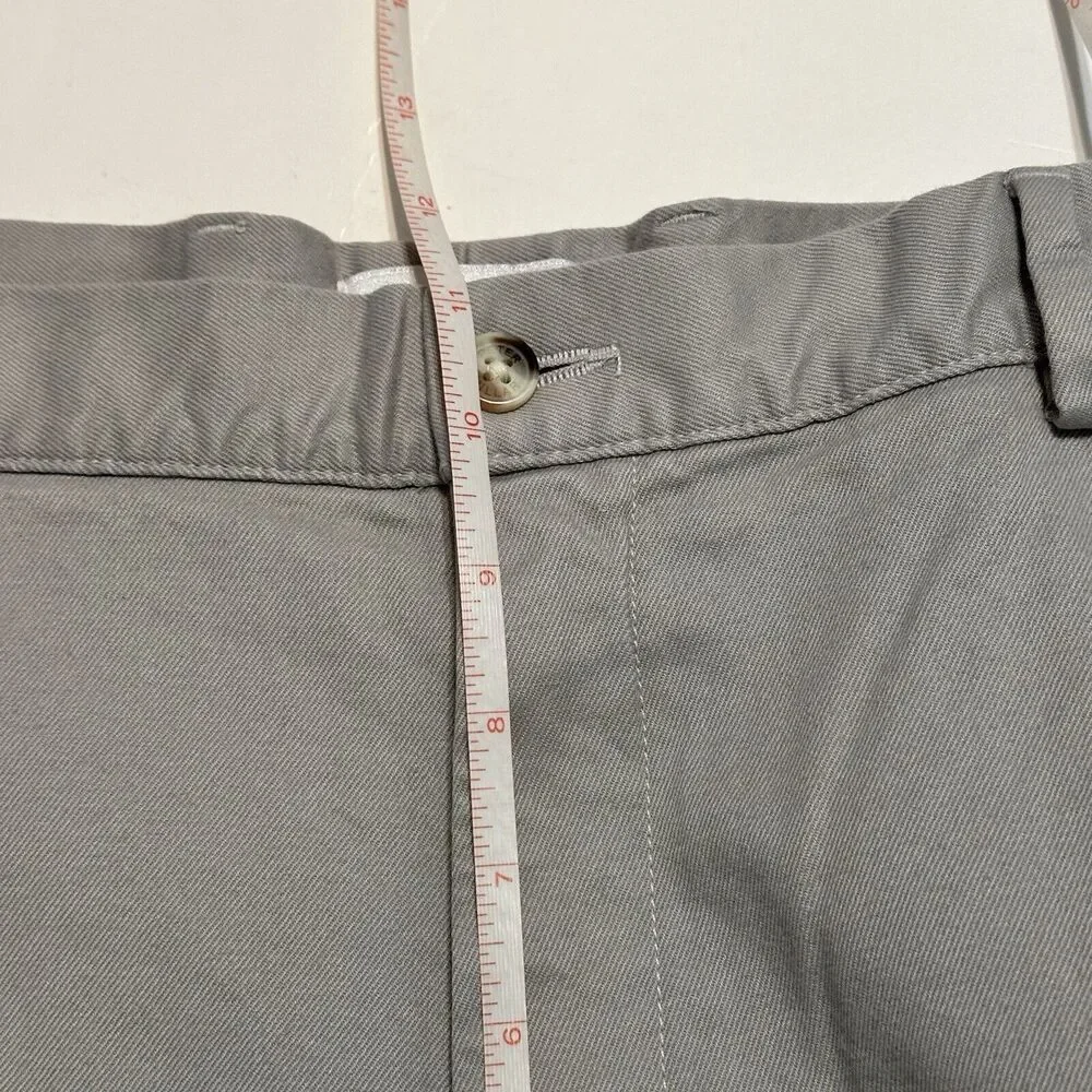 PETER MILLAR Pants Mens Size 36x36 Crown Pilot Flat Front MTN Gray Golf Trouser